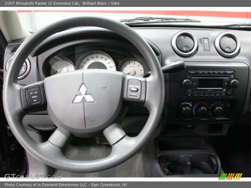 Brilliant Black / Slate 2007 Mitsubishi Raider LS Extended Cab