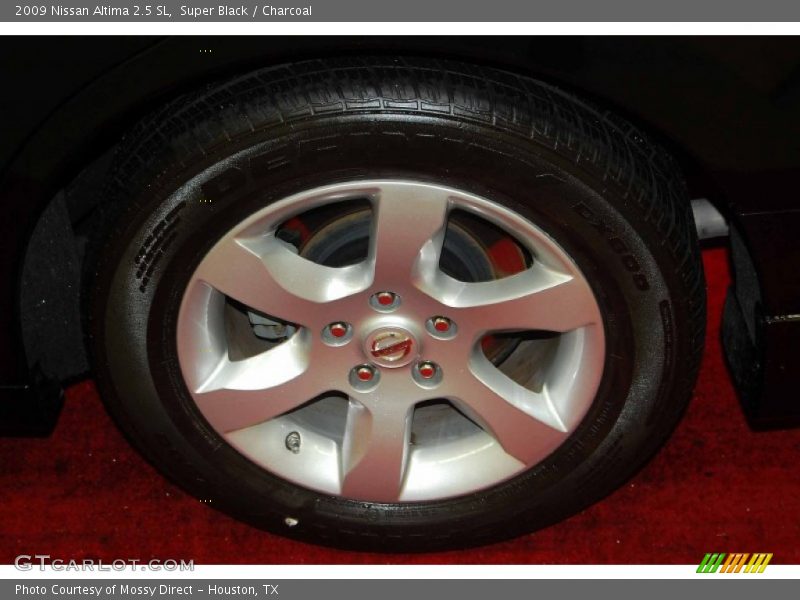Super Black / Charcoal 2009 Nissan Altima 2.5 SL