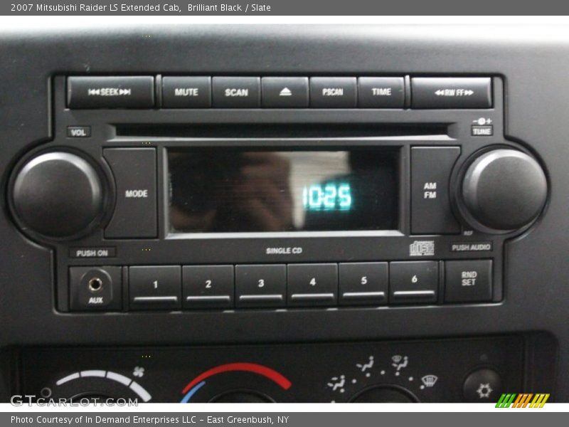 Brilliant Black / Slate 2007 Mitsubishi Raider LS Extended Cab