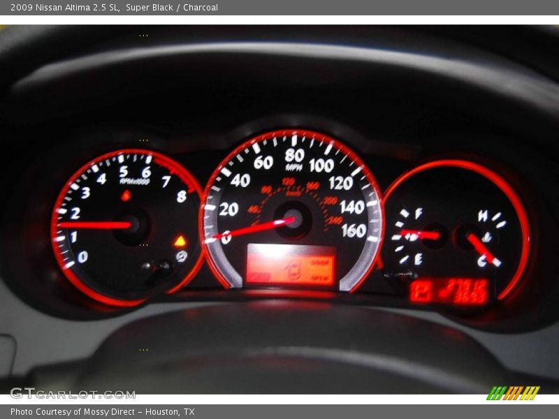 Super Black / Charcoal 2009 Nissan Altima 2.5 SL