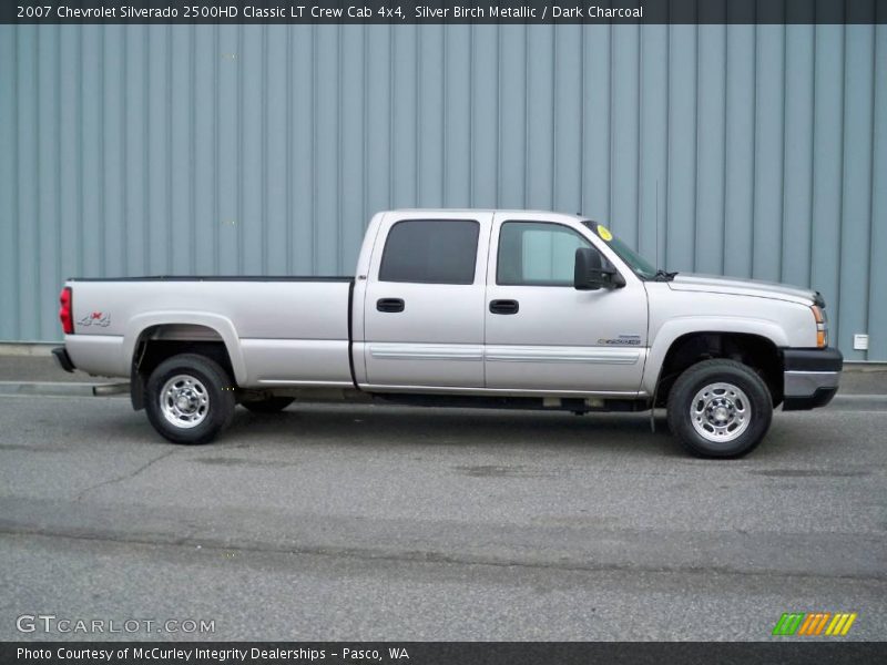 Silver Birch Metallic / Dark Charcoal 2007 Chevrolet Silverado 2500HD Classic LT Crew Cab 4x4