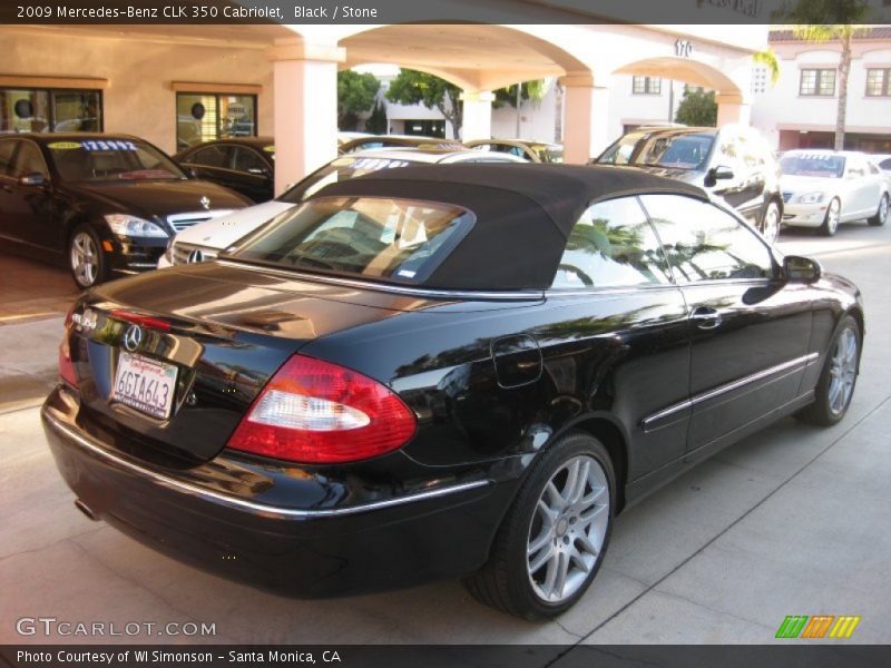 Black / Stone 2009 Mercedes-Benz CLK 350 Cabriolet