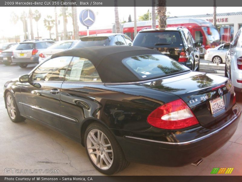 Black / Stone 2009 Mercedes-Benz CLK 350 Cabriolet