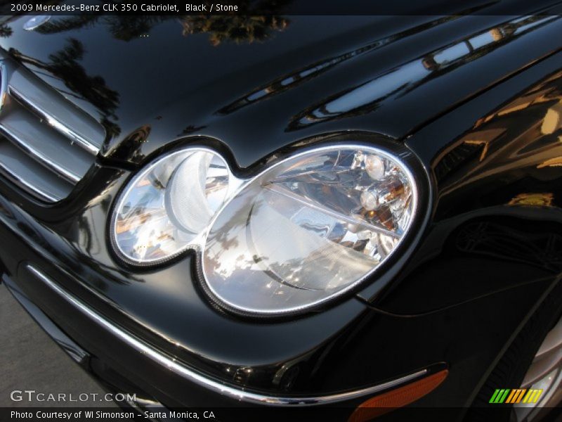 Black / Stone 2009 Mercedes-Benz CLK 350 Cabriolet