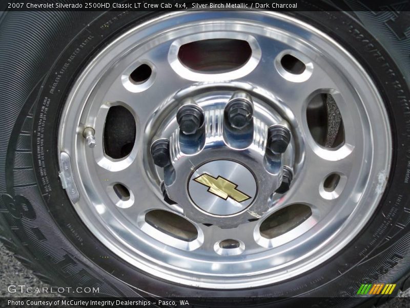 Silver Birch Metallic / Dark Charcoal 2007 Chevrolet Silverado 2500HD Classic LT Crew Cab 4x4