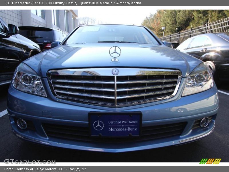 Quartz Blue Metallic / Almond/Mocha 2011 Mercedes-Benz C 300 Luxury 4Matic