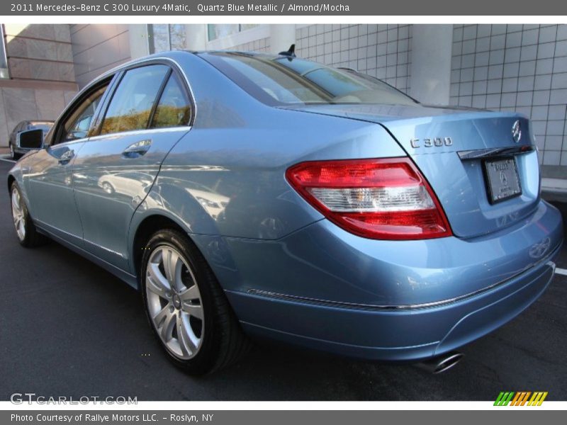 Quartz Blue Metallic / Almond/Mocha 2011 Mercedes-Benz C 300 Luxury 4Matic