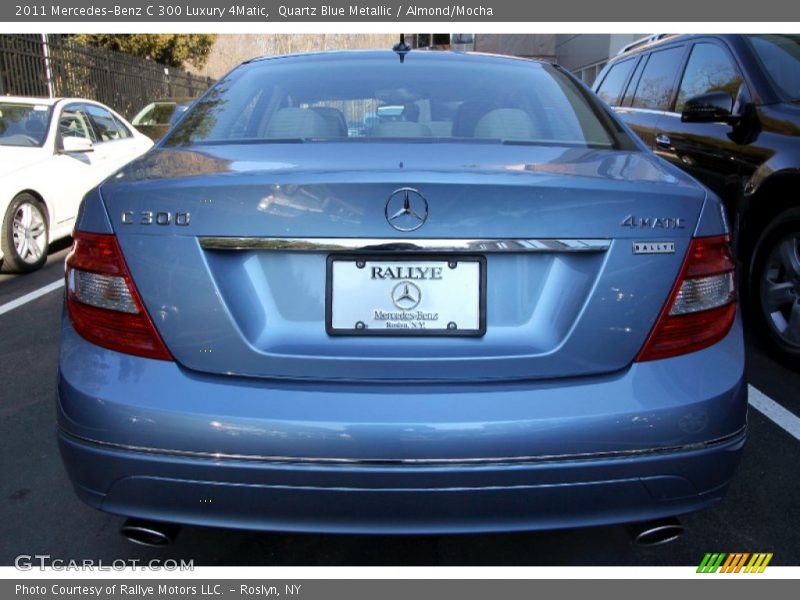 Quartz Blue Metallic / Almond/Mocha 2011 Mercedes-Benz C 300 Luxury 4Matic