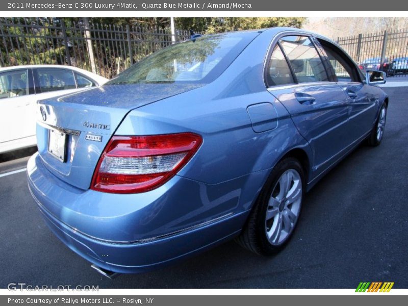 Quartz Blue Metallic / Almond/Mocha 2011 Mercedes-Benz C 300 Luxury 4Matic