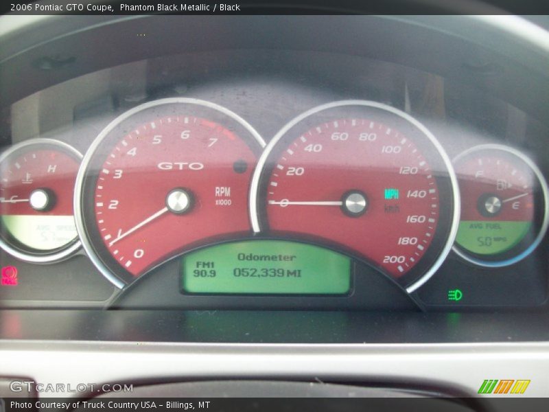  2006 GTO Coupe Coupe Gauges