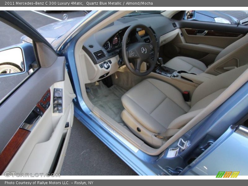 Quartz Blue Metallic / Almond/Mocha 2011 Mercedes-Benz C 300 Luxury 4Matic