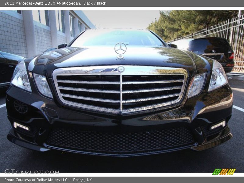 Black / Black 2011 Mercedes-Benz E 350 4Matic Sedan