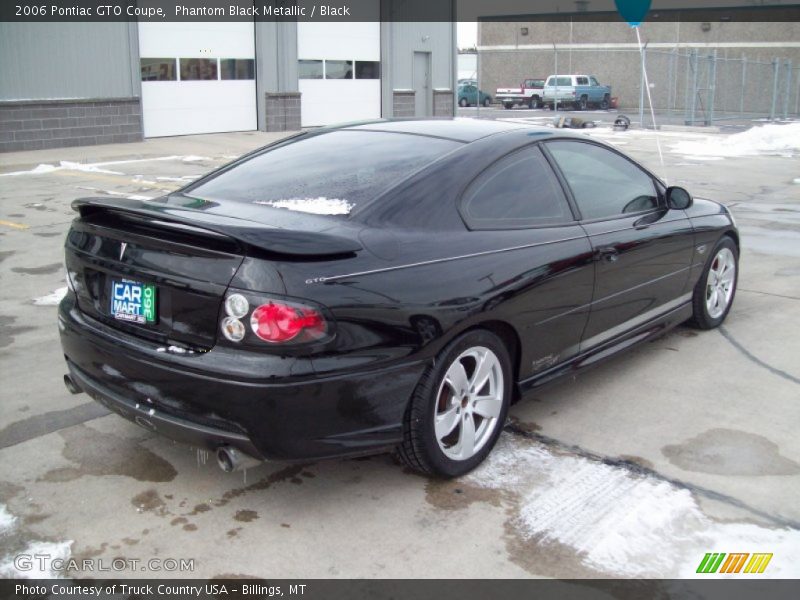 Phantom Black Metallic / Black 2006 Pontiac GTO Coupe