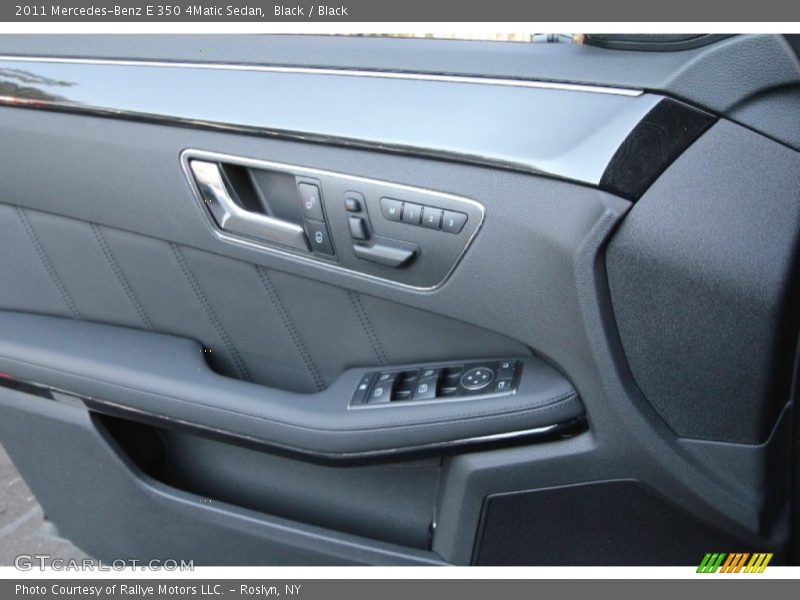 Black / Black 2011 Mercedes-Benz E 350 4Matic Sedan
