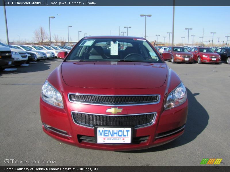 Red Jewel Tintcoat / Ebony 2011 Chevrolet Malibu LT