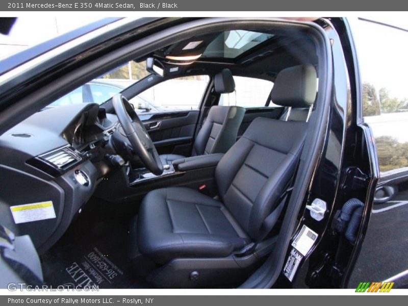 Black / Black 2011 Mercedes-Benz E 350 4Matic Sedan