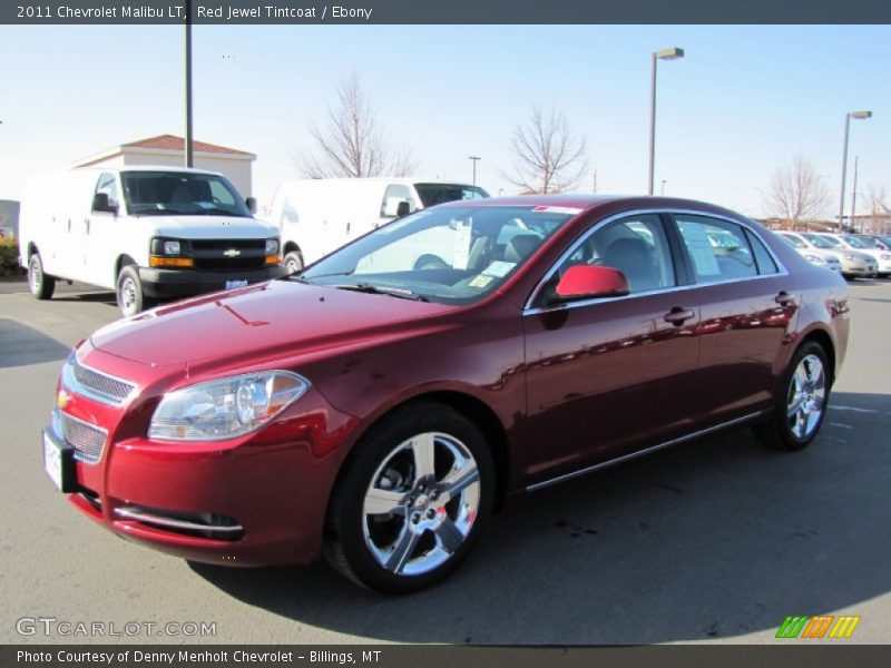 Red Jewel Tintcoat / Ebony 2011 Chevrolet Malibu LT
