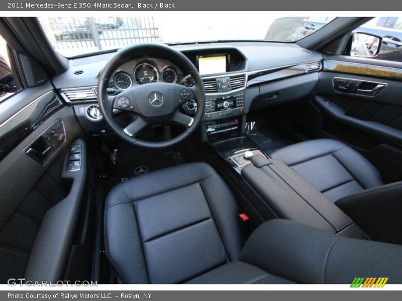 Black / Black 2011 Mercedes-Benz E 350 4Matic Sedan