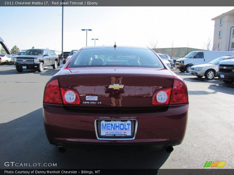 Red Jewel Tintcoat / Ebony 2011 Chevrolet Malibu LT