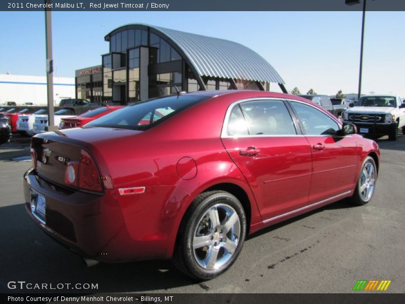 Red Jewel Tintcoat / Ebony 2011 Chevrolet Malibu LT
