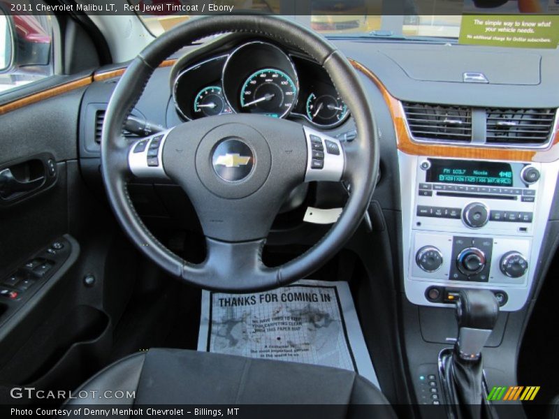 Red Jewel Tintcoat / Ebony 2011 Chevrolet Malibu LT