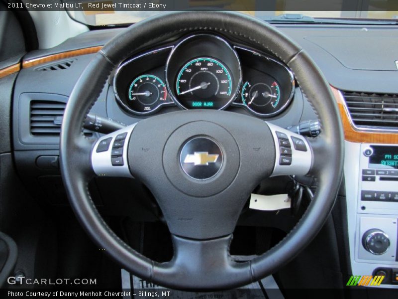 Red Jewel Tintcoat / Ebony 2011 Chevrolet Malibu LT
