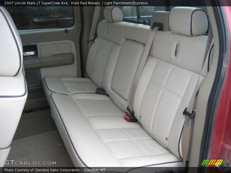 Vivid Red Metallic / Light Parchment/Espresso 2007 Lincoln Mark LT SuperCrew 4x4
