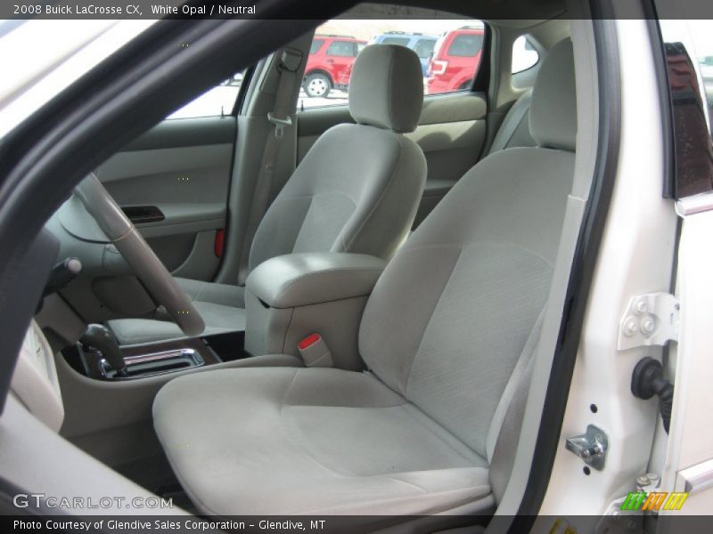White Opal / Neutral 2008 Buick LaCrosse CX