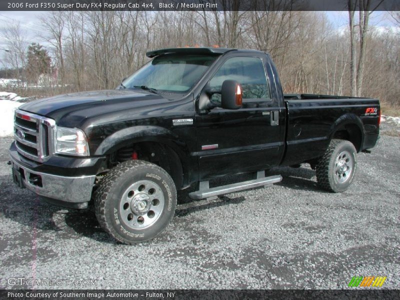 Front 3/4 View of 2006 F350 Super Duty FX4 Regular Cab 4x4