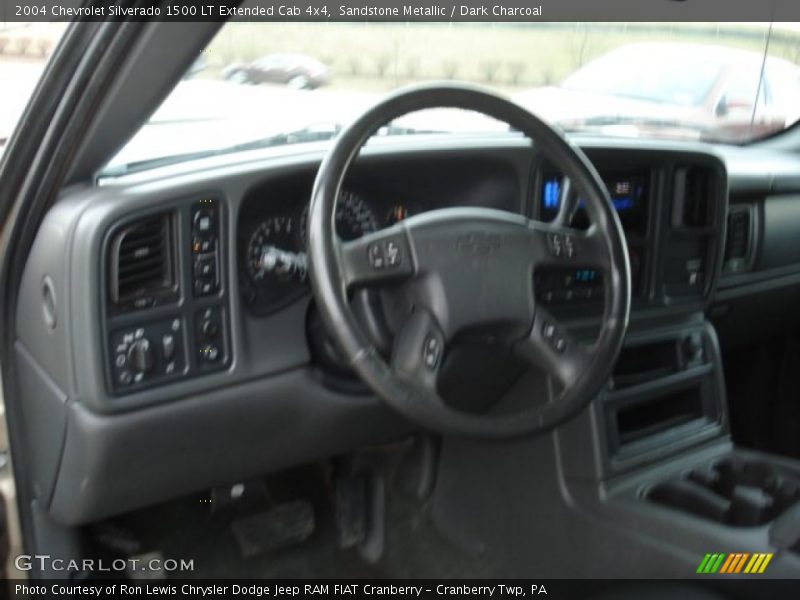 Sandstone Metallic / Dark Charcoal 2004 Chevrolet Silverado 1500 LT Extended Cab 4x4