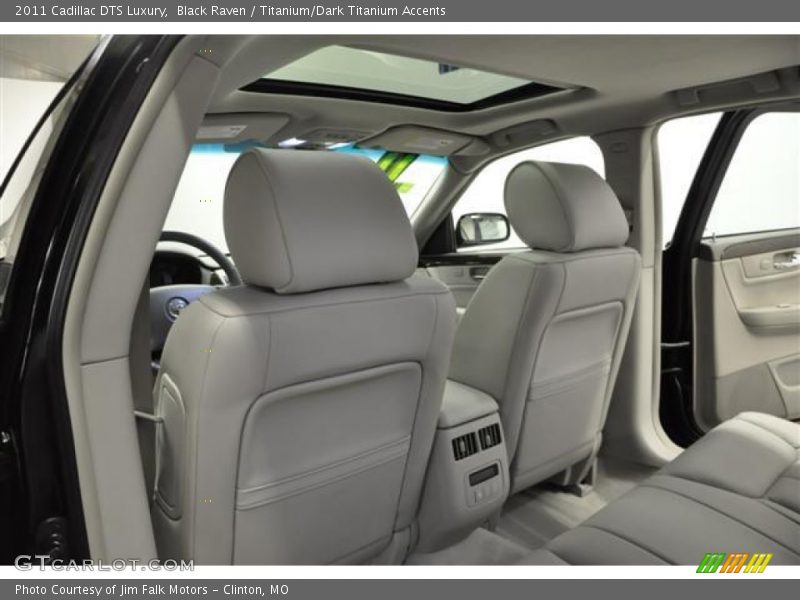 Black Raven / Titanium/Dark Titanium Accents 2011 Cadillac DTS Luxury