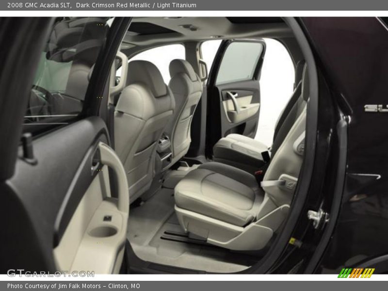 Dark Crimson Red Metallic / Light Titanium 2008 GMC Acadia SLT