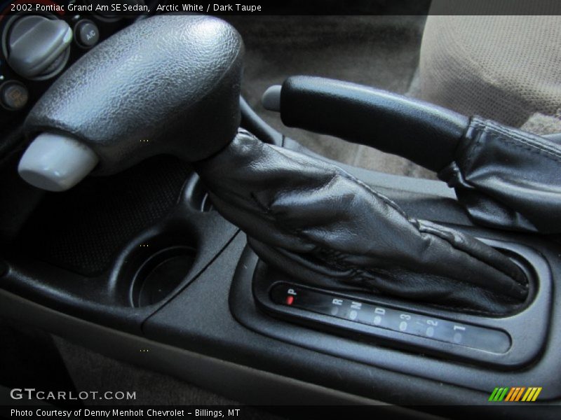 Arctic White / Dark Taupe 2002 Pontiac Grand Am SE Sedan