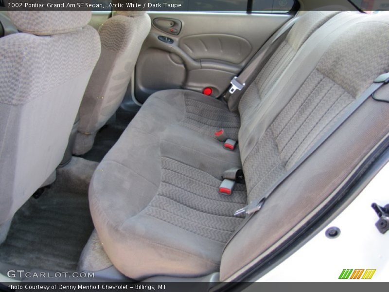 Arctic White / Dark Taupe 2002 Pontiac Grand Am SE Sedan