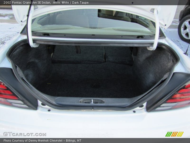 Arctic White / Dark Taupe 2002 Pontiac Grand Am SE Sedan