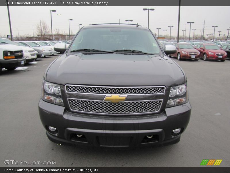 Taupe Gray Metallic / Ebony 2011 Chevrolet Tahoe LTZ 4x4