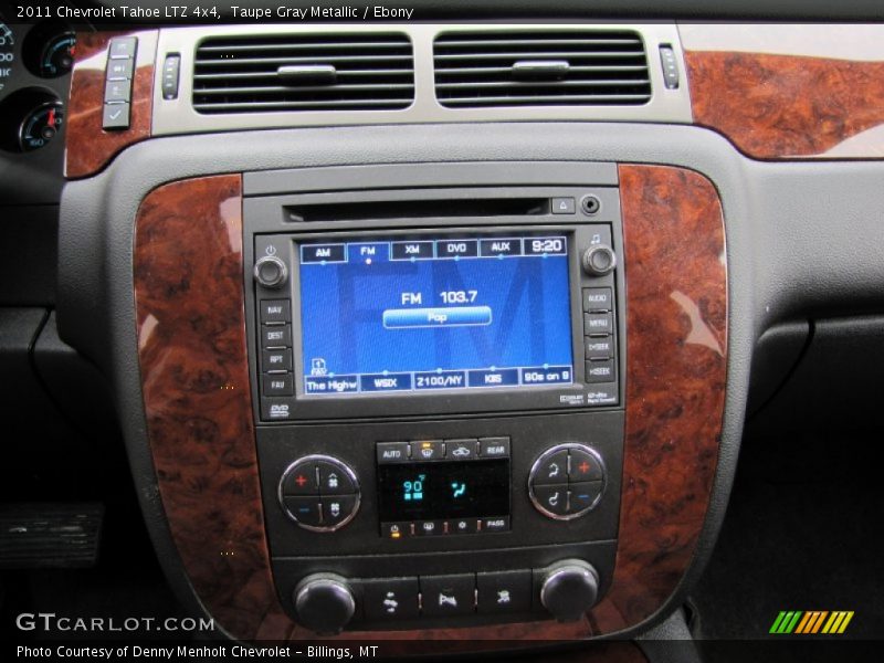 Taupe Gray Metallic / Ebony 2011 Chevrolet Tahoe LTZ 4x4