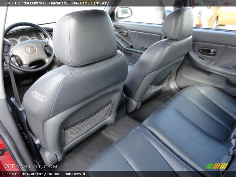 Rally Red / Dark Gray 2002 Hyundai Elantra GT Hatchback