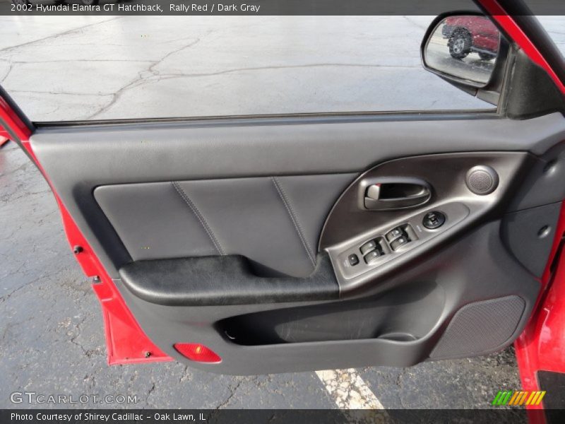 Rally Red / Dark Gray 2002 Hyundai Elantra GT Hatchback