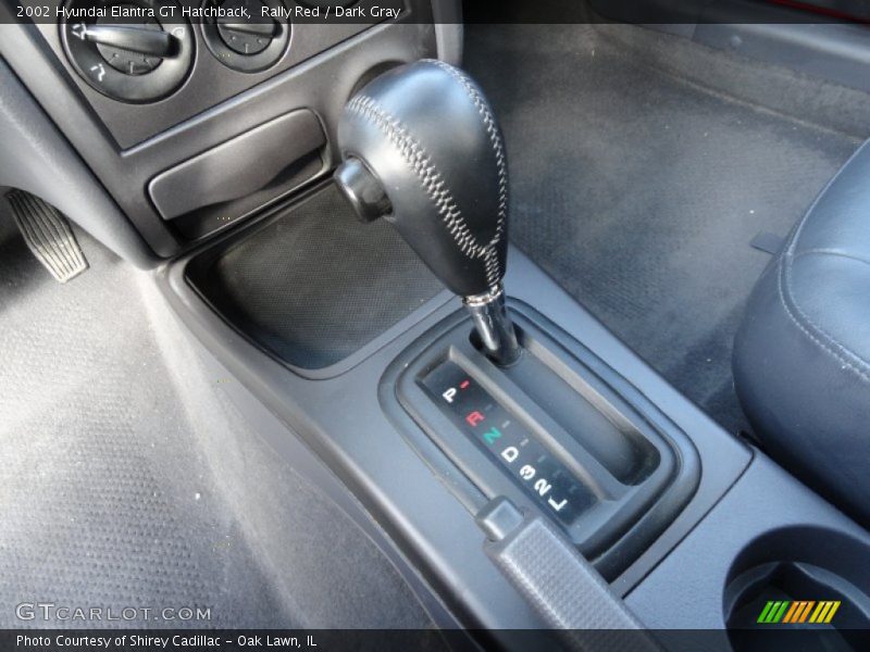 Rally Red / Dark Gray 2002 Hyundai Elantra GT Hatchback