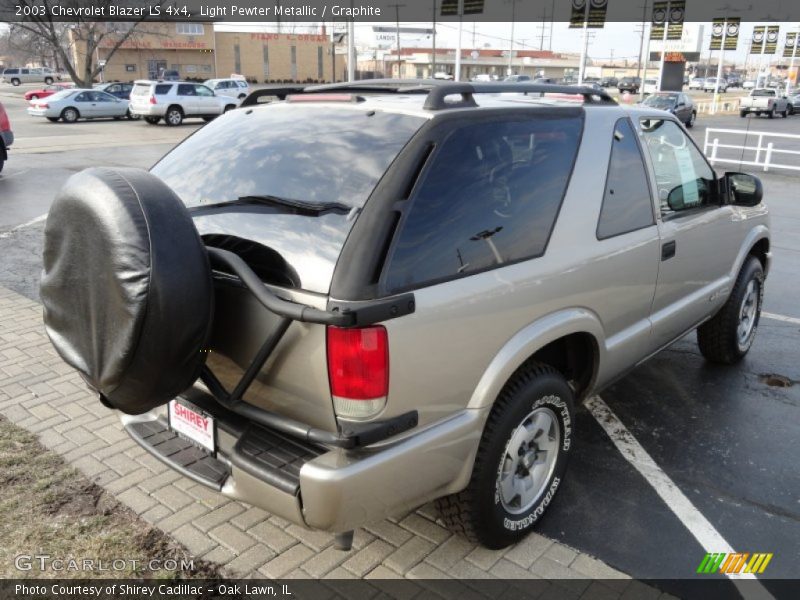 Light Pewter Metallic / Graphite 2003 Chevrolet Blazer LS 4x4