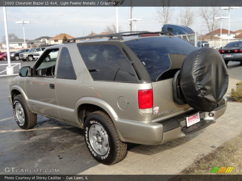 Light Pewter Metallic / Graphite 2003 Chevrolet Blazer LS 4x4