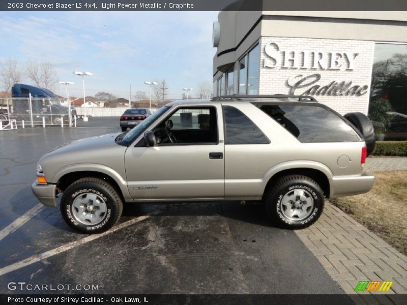 Light Pewter Metallic / Graphite 2003 Chevrolet Blazer LS 4x4