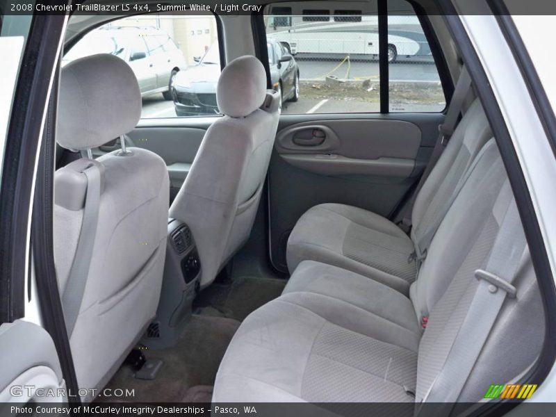 Summit White / Light Gray 2008 Chevrolet TrailBlazer LS 4x4