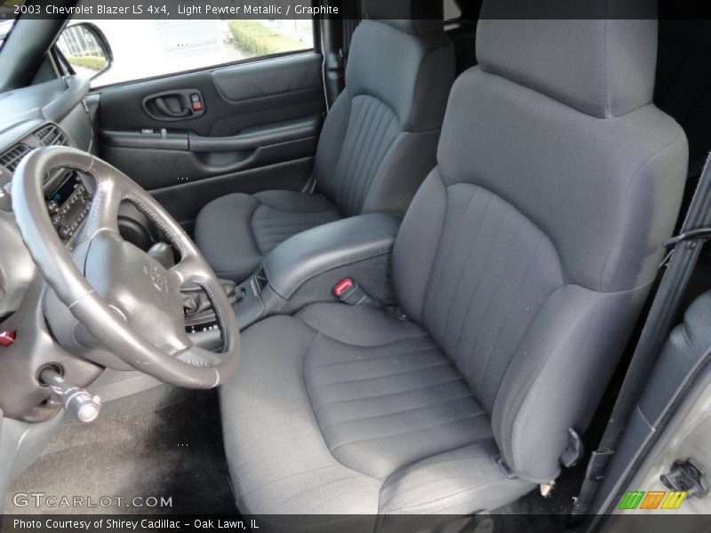Light Pewter Metallic / Graphite 2003 Chevrolet Blazer LS 4x4