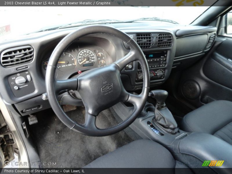 Light Pewter Metallic / Graphite 2003 Chevrolet Blazer LS 4x4