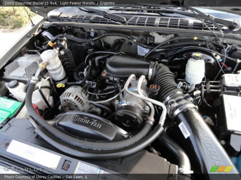 Light Pewter Metallic / Graphite 2003 Chevrolet Blazer LS 4x4