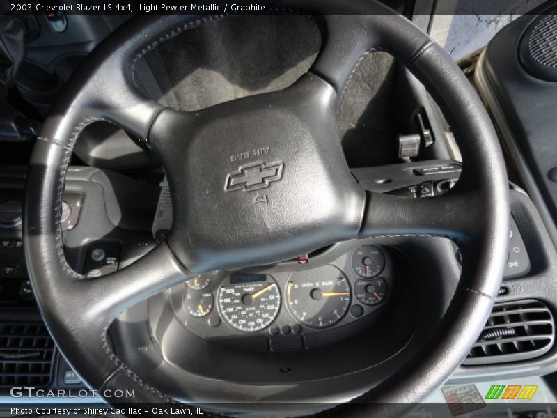 Light Pewter Metallic / Graphite 2003 Chevrolet Blazer LS 4x4