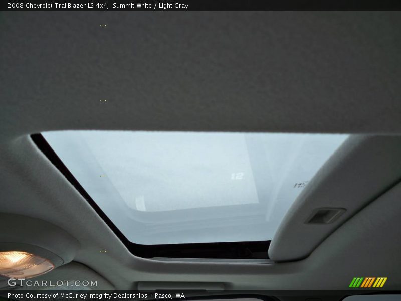 Summit White / Light Gray 2008 Chevrolet TrailBlazer LS 4x4