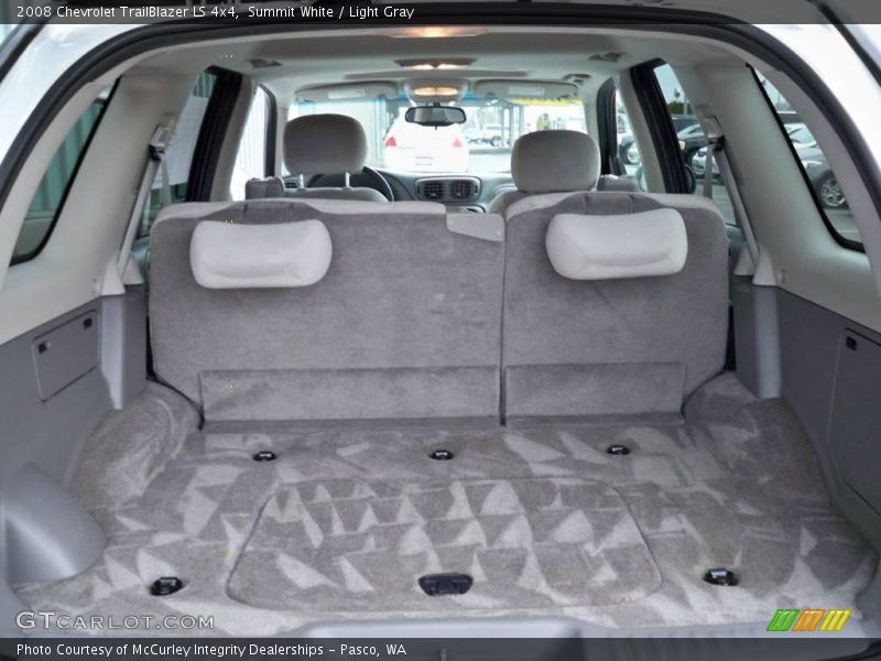 Summit White / Light Gray 2008 Chevrolet TrailBlazer LS 4x4